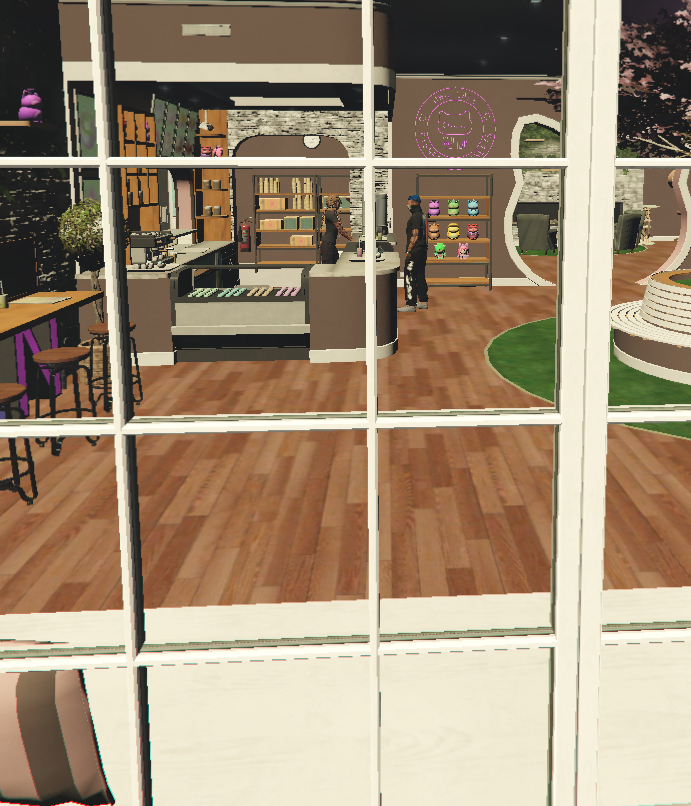 André Normann-Hart sprer god stemning på Uwu Kafé